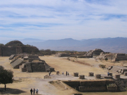 Ancient Zapotec city of Monte Albán.