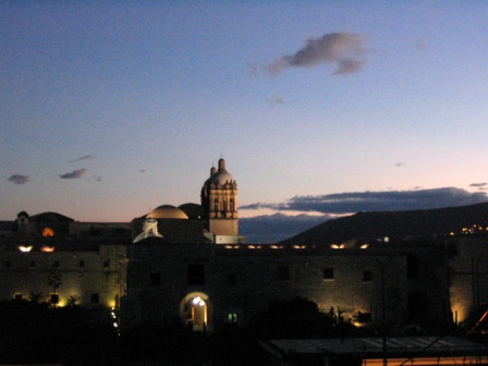 View of Ex-Convento Santo Domingo from my apartment